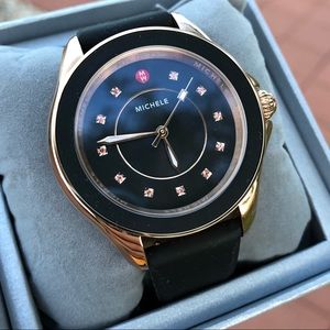 NWOT Michele Cape - Black & Rose Gold Topaz